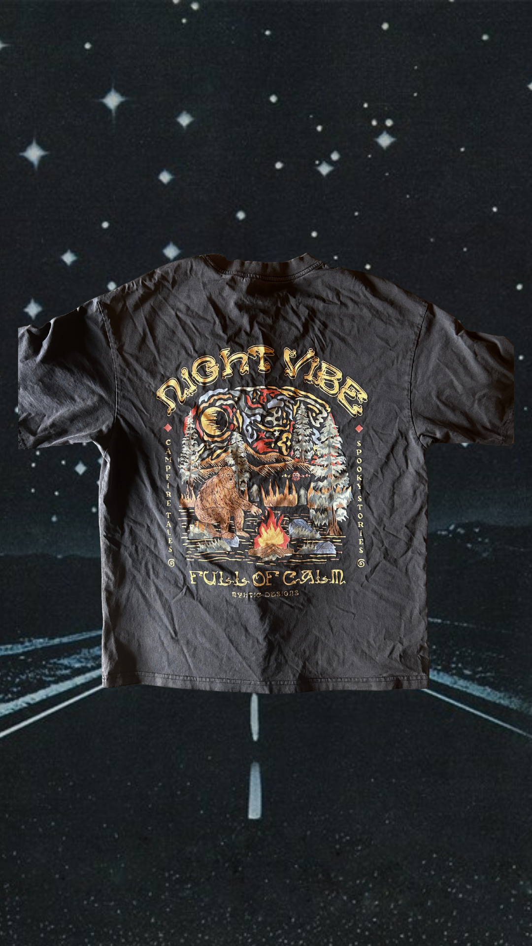 'Full of Calm' bigfoot t-shirt