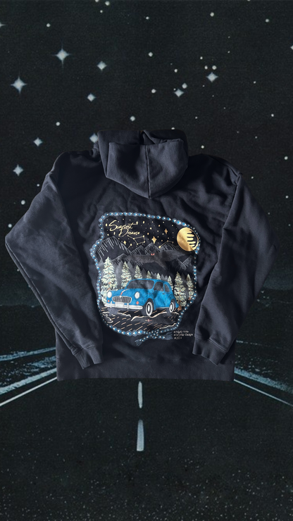 'scariest dream' mothman hoodie