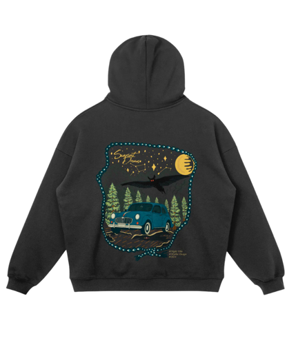 'scariest dream' mothman hoodie