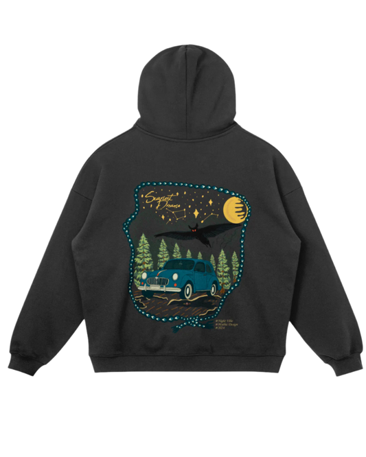 'scariest dream' mothman hoodie